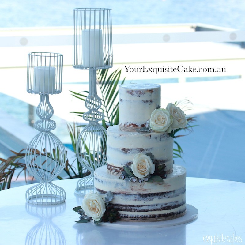 Naked Cake And Candles Naked Cake And Candles