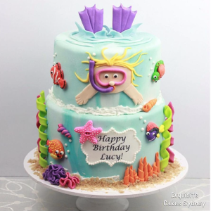 Lucy's Under the Sea themed Cake