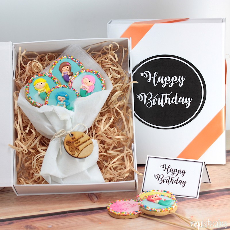 Customised Cookie gift boxes Exquisite Cakes Sydney
