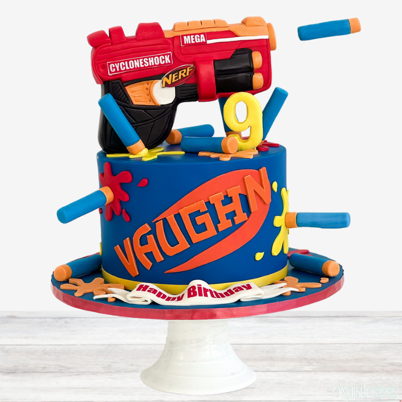 3D NERF GUN Exquisite Cakes Sydney