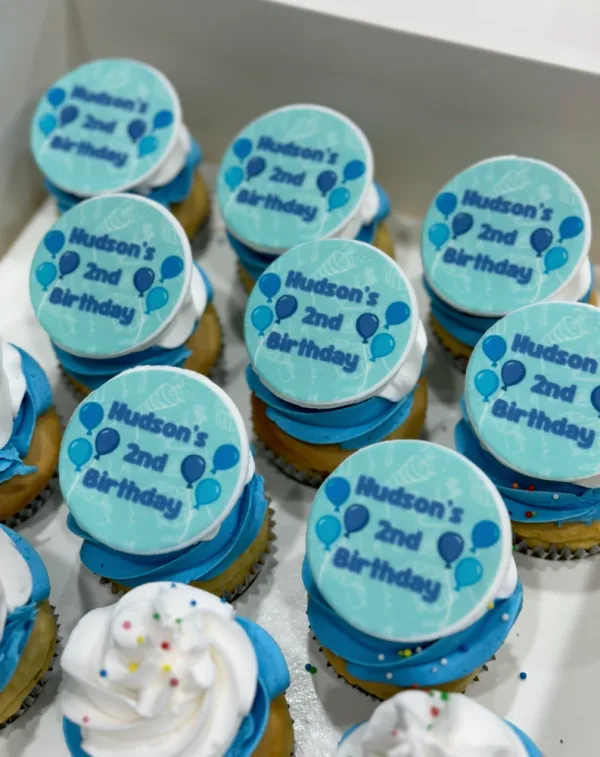 Birthday Message Cupcake