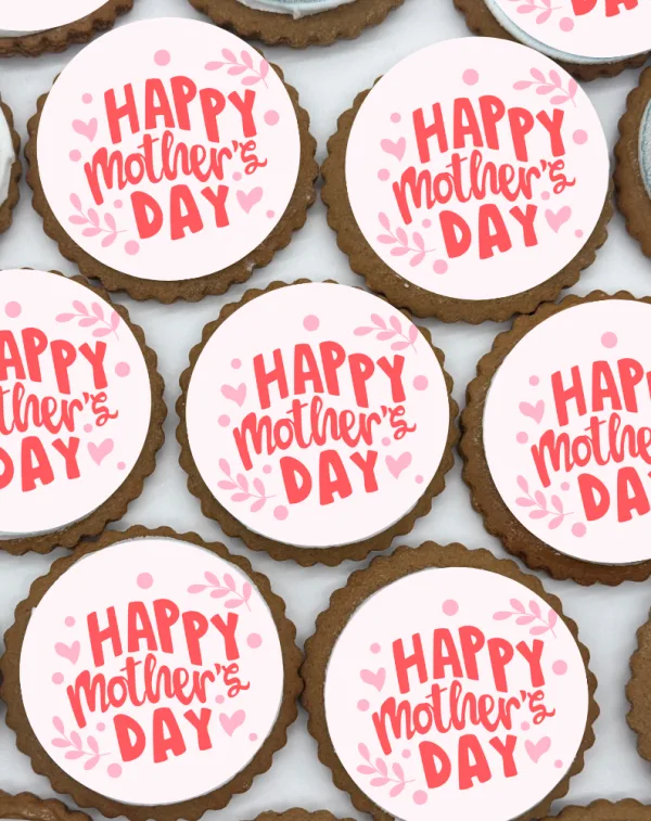 Happy Mother's Day Logo Cookies